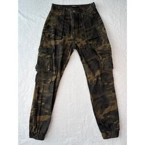 American Bazi Camo Cargo Pants Womens Size Medium Camouflage Military Jogger